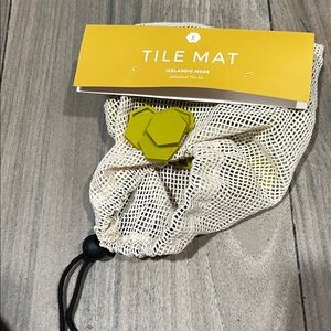 Letterfolk tile mat tiles icelandic moss